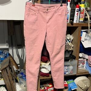 3/$30 Old Navy Tea Rose Rockstar Mid Rise Women's Jeans Size 10 New w/o Tags